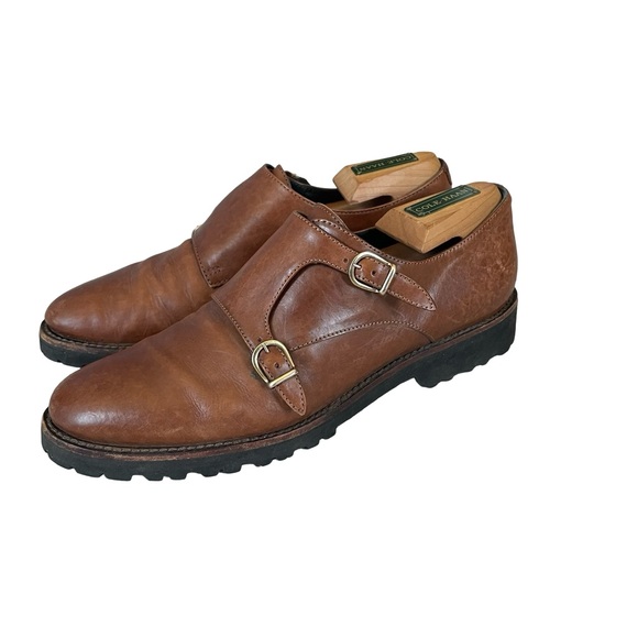 Missimi Brown Leather Loafers Size 39 US 8.5 - Picture 1 of 9